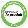 Garantie sur le produit