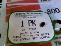 BUCKLEY QC FASTENERS 10-32X1/4