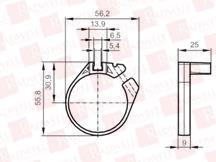 EFECTOR CLAMP FOR CLEAN LINE CYL 40/45-E12015