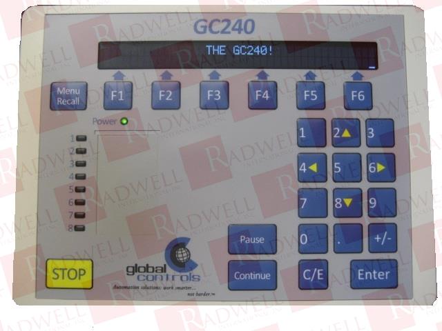 GLOBAL CONTROLS GC240