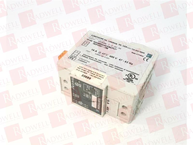 INVENSYS TE10S 16A/480V/LGC/ENG/PLF/NOFUSE/-//00