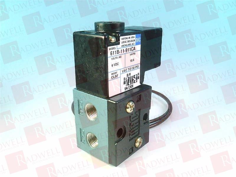 MAC VALVES INC 611B-11-911CA