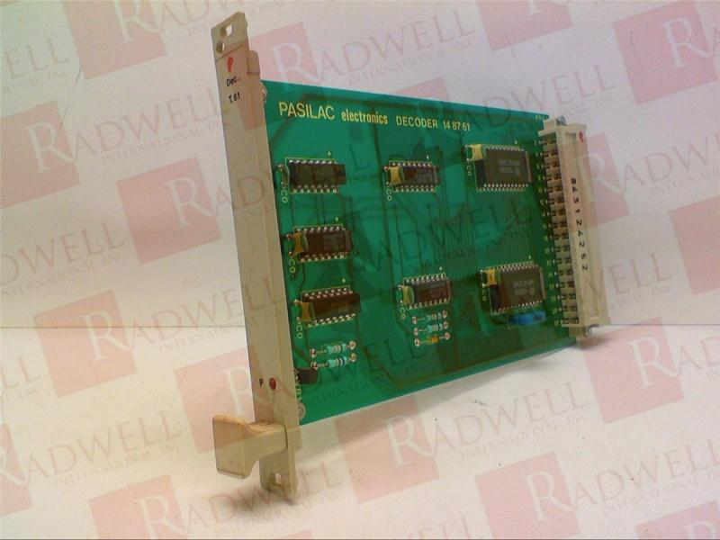 PASILAC ELECTRONICS 14-87-61