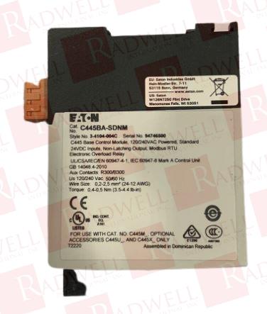 EATON CORPORATION C445BA-SDNM