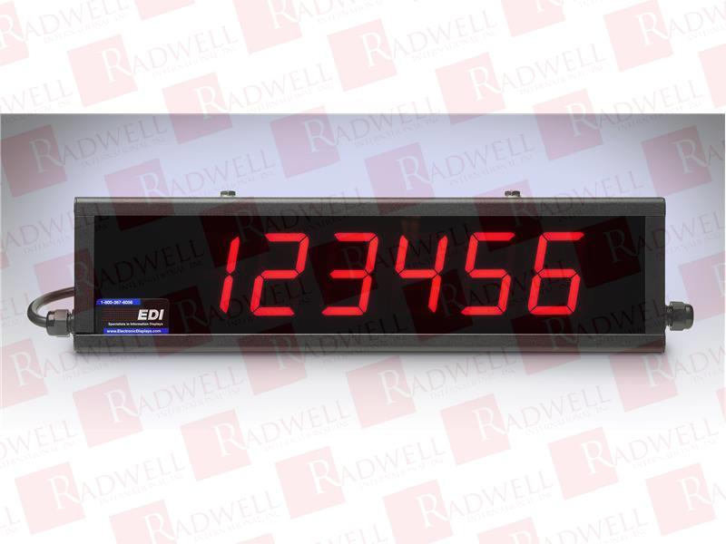 ELECTRONIC DISPLAYS ED206-110-6D-N1-3INP