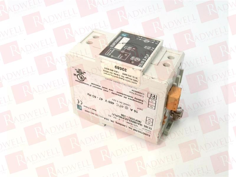 INVENSYS TE10S 16A/480V/LGC/ENG/PLF/NOFUSE/-//00