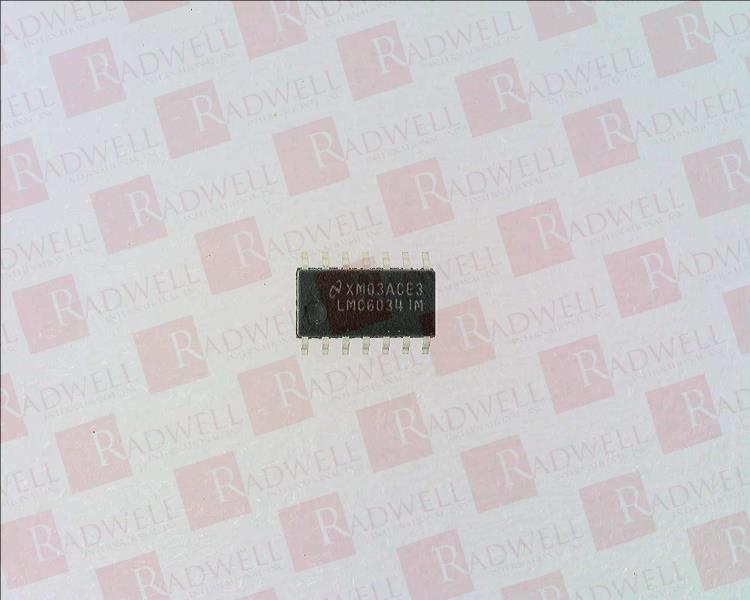 TEXAS INSTRUMENTS SEMI LMC6034IM/NOPB