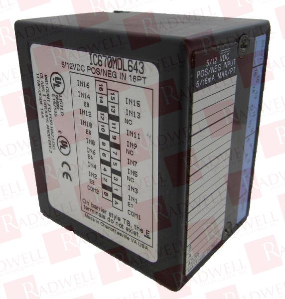 FANUC IC670MDL643