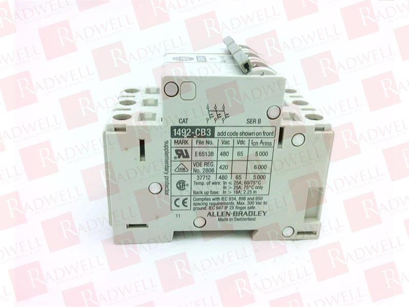 ALLEN BRADLEY 1492-CB3H050