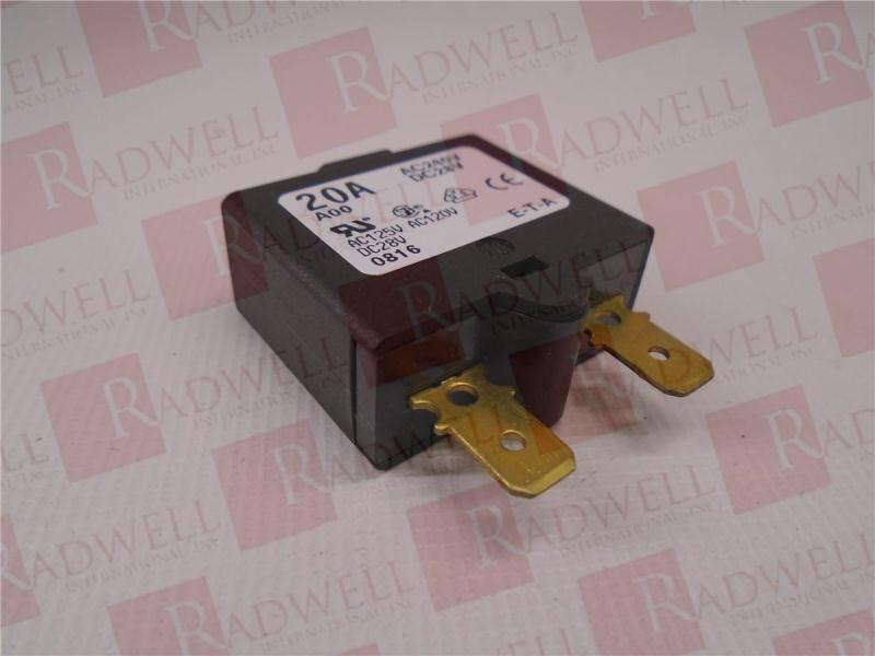 E-T-A CIRCUIT BREAKERS 1658-A00-00-P10-20A