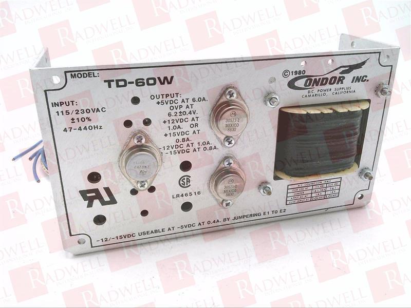 SL POWER ELECTRONICS TD-60W