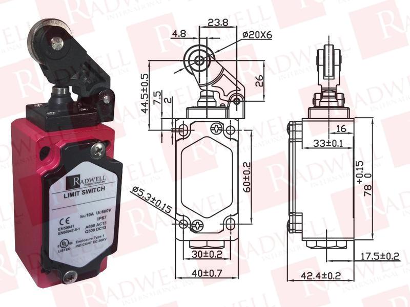 RADWELL VERIFIED SUBSTITUTE 3SE3120-1E-SUB