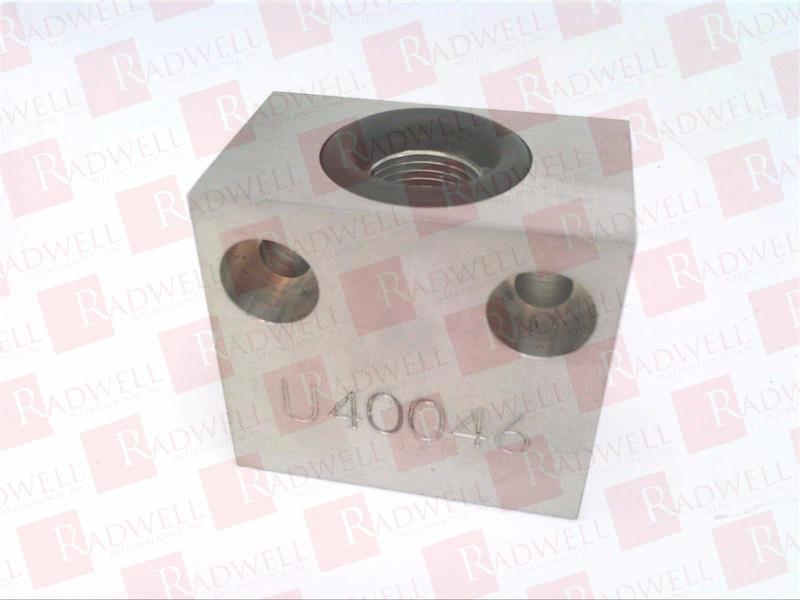 EFECTOR FLOW BLOCK, SS, 1/8-M12 -U40046