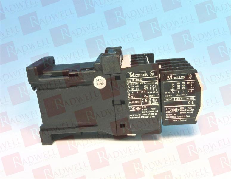 EATON CORPORATION DILR40G+04DIL-24VDC-Z