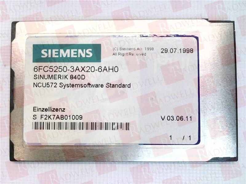 SIEMENS 6FC5250-3AX20-6AH0