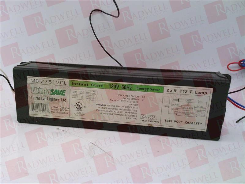 ULTRASAVE LIGHTING MB 275120L