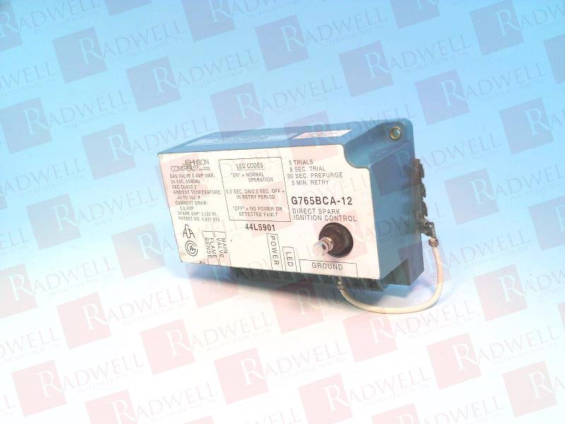 JOHNSON CONTROLS G765BCA-12