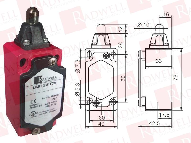 RADWELL VERIFIED SUBSTITUTE D4B-4570N-SUB