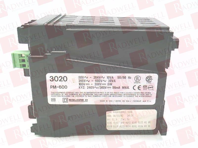 SCHNEIDER ELECTRIC 3020-PM600