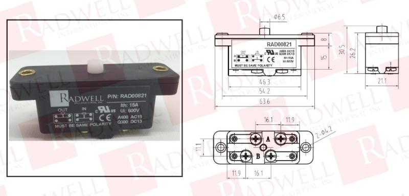 RADWELL VERIFIED SUBSTITUTE 9007AO2-SUB