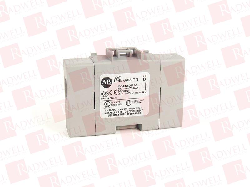 ALLEN BRADLEY 194E-A63-TN