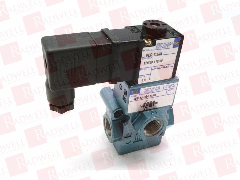 MAC VALVES INC 55B-12-PE-111JB