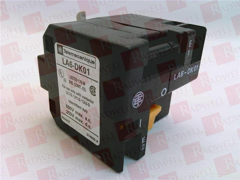 SCHNEIDER ELECTRIC LA6-DK01