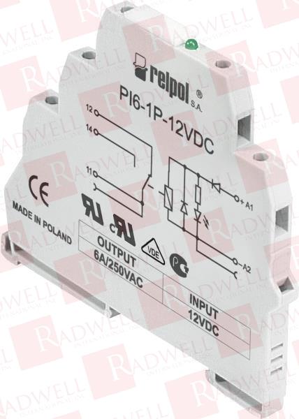 RELPOL PI6-1P-115VAC/DC