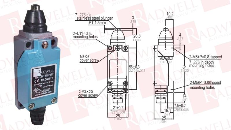 RADWELL VERIFIED SUBSTITUTE D4V-8111Z-SUB