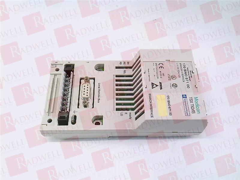 SCHNEIDER ELECTRIC 170 BNO 671 00