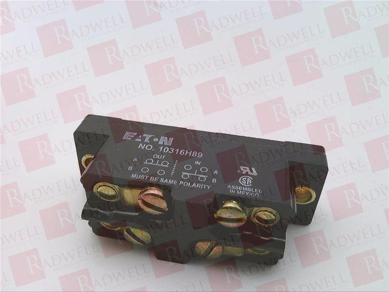 EATON CORPORATION 10316H89