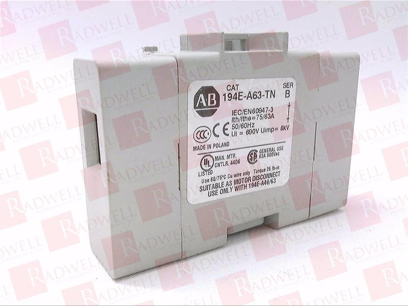 ALLEN BRADLEY 194E-A63-TN