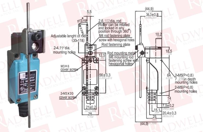 RADWELL VERIFIED SUBSTITUTE AZ8107-SUB