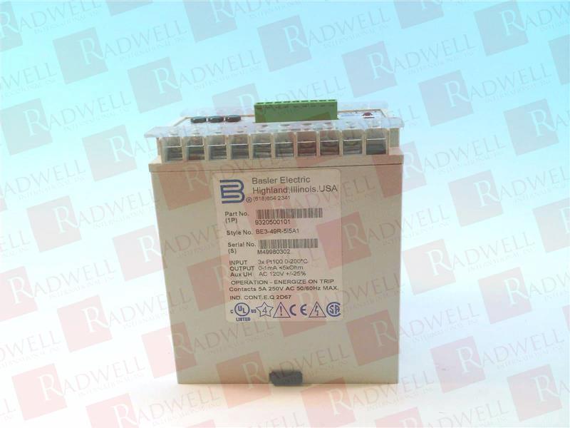 BASLER ELECTRIC BE3-49R-5I5A1